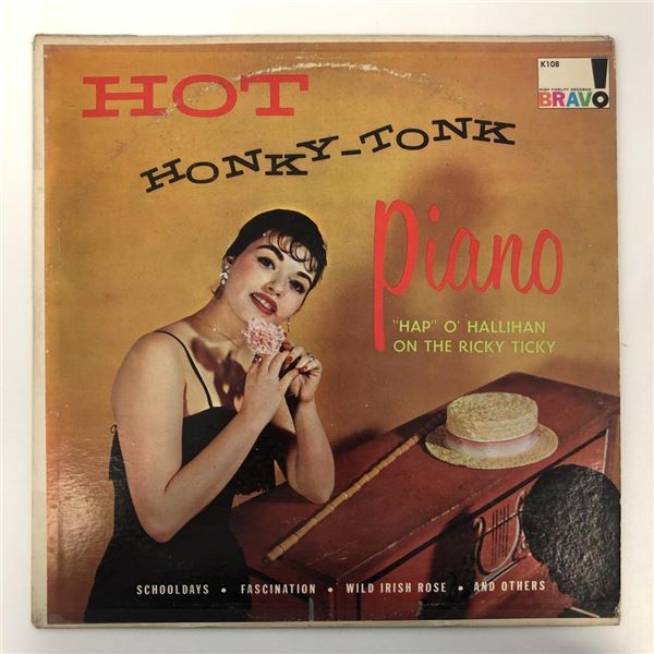 Hap O' Hallihan Hot Honky Tonk Piano Album
