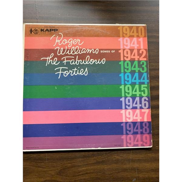 Songs Of The Fabulous Forties Roger Williams Album