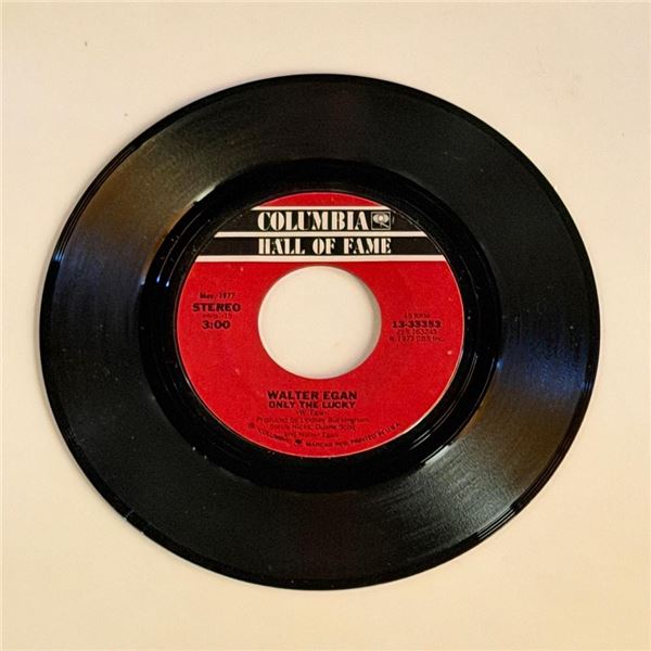 Walter Egan Only the Lucky 45 Album