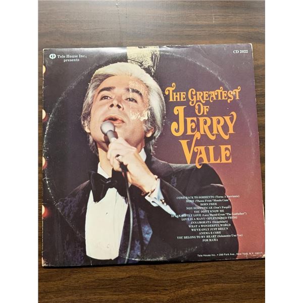 The Greatest Of Jerry Vale Album