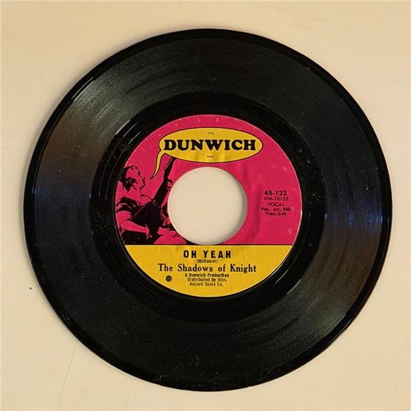 The Shadows of Night Oh Yeah 45 Album