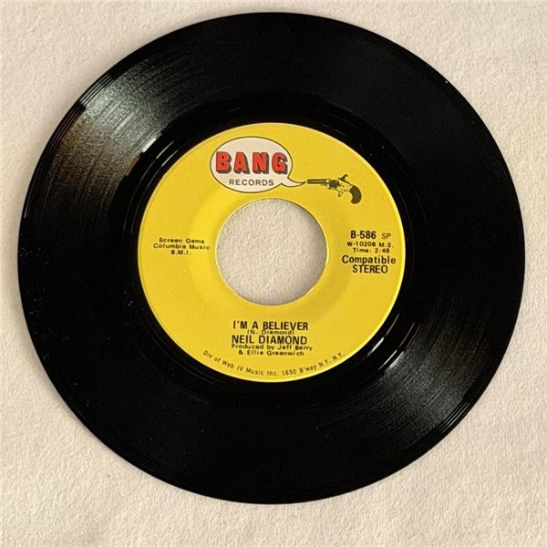 Neil Diamond I'm A Believer 45 Album