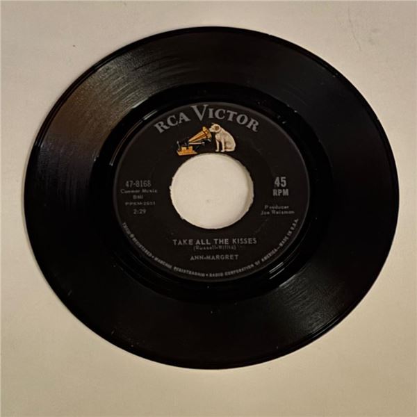 Ann Margret Take All the Kisses 45 Album