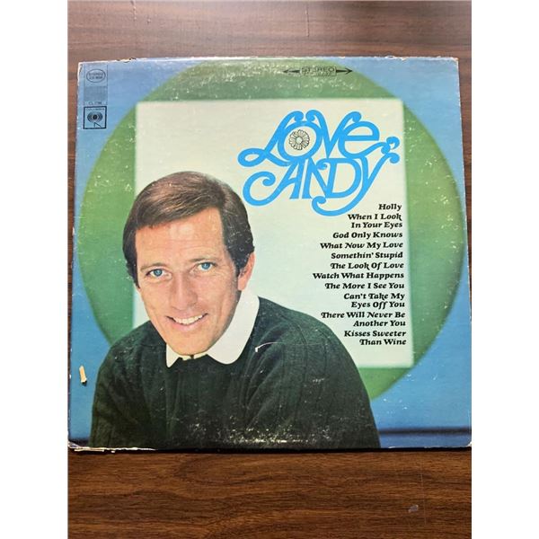 Andy Williams Love, Andy Album