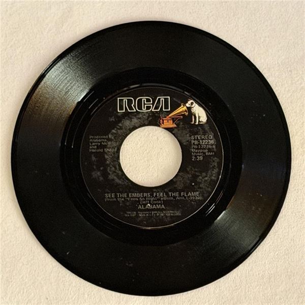 Alabama See The Embers Feel The Flame 45 Album