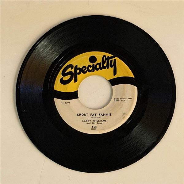 Larry Williams Short Fat Fannie 45 Album