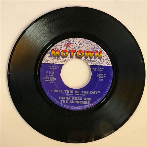 Diana Ross and the Supremes Will This Be the Day 45 Album
