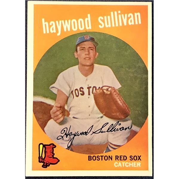 1959 TOPPS WHITE BACKS - HAYWOOD SULLIVAN ROOKIE CARD