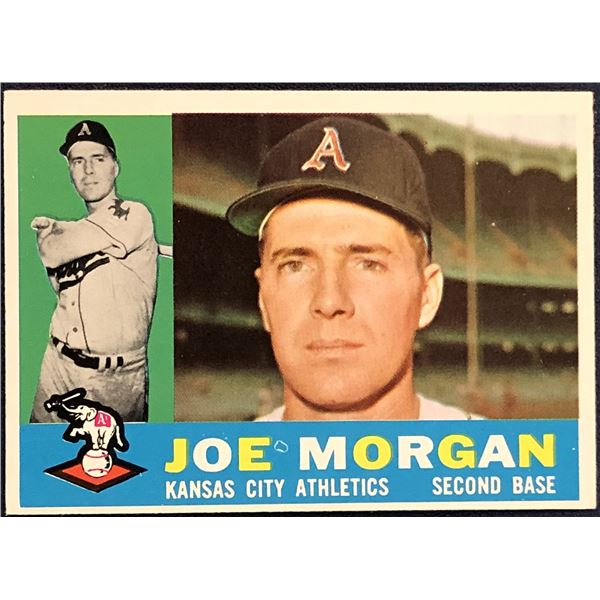1960 TOPPS BASEBALL WHITE BACKS - JOE MORGAN ROOKIE CARD