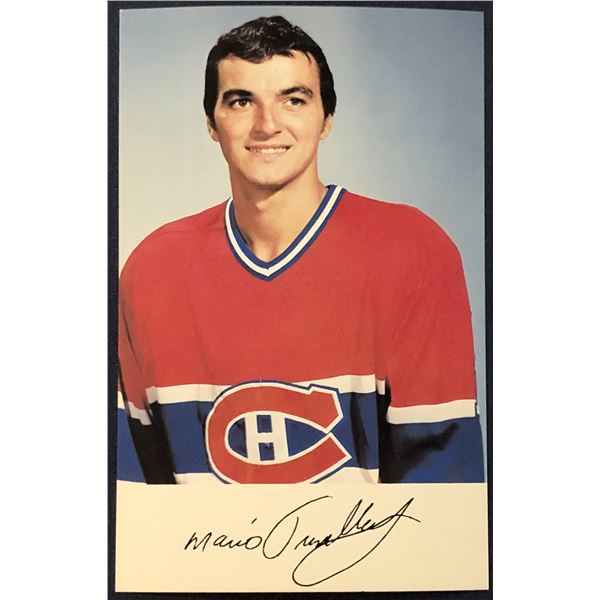 1981-82 MONTREAL CANADIENS POST CARD - MARIO TREMBLAY