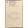 Image 2 : 1981-82 MONTREAL CANADIENS POST CARD - REJEAN HOULE