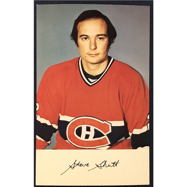 1981-82 MONTREAL CANADIENS POST CARD - STEVE SHUTT (HOF)