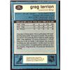 Image 2 : 1981-82 O-PEE-CHEE GREG TERRION ROOKIE CARD