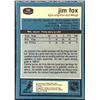Image 2 : 1981-82 O-PEE-CHEE JIM FOX ROOKIE CARD