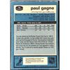 Image 2 : 1981-82 O-PEE-CHEE PAUL GAGNE ROOKIE CARD