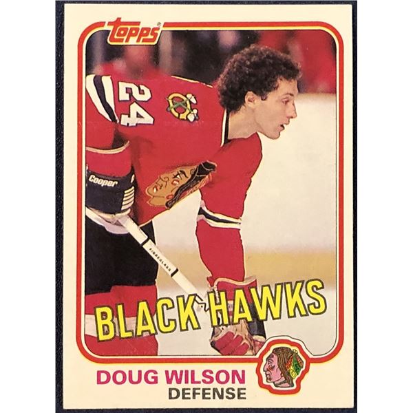 1981-82 TOPPS DOUG WILSON  (HOF)