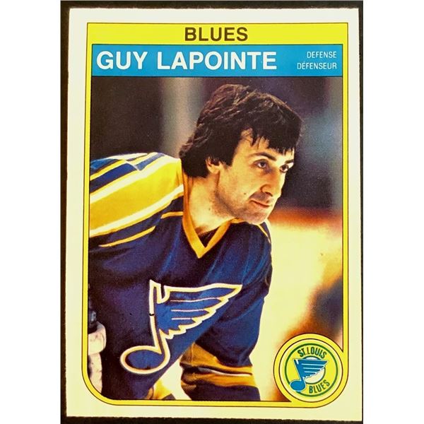 1982-83 O-PEE-CHEE GUY LAPOINTE (HOF)