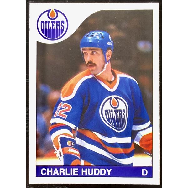 1985-86 O-PEE-CHEE CHARLIE HUDDY