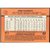 Image 2 : 1990 DONRUSS MLB JOSE CANSECO