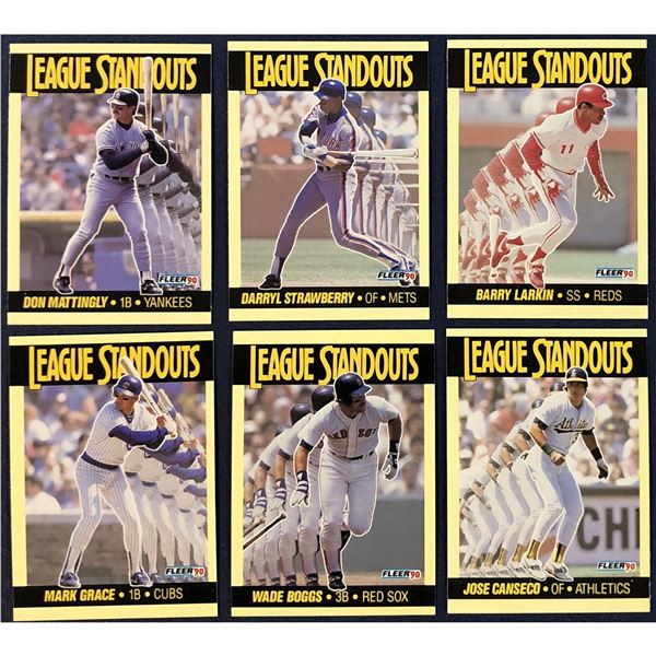 1990 FLEER BASEBALL STANDOUTS SUB SET