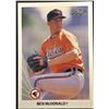 Image 1 : 1990 LEAF BEN McDONALD ROOKIE CARD
