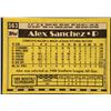 Image 2 : 1990 TOPPS ALEX SANCHEZ ROOKIE CARD