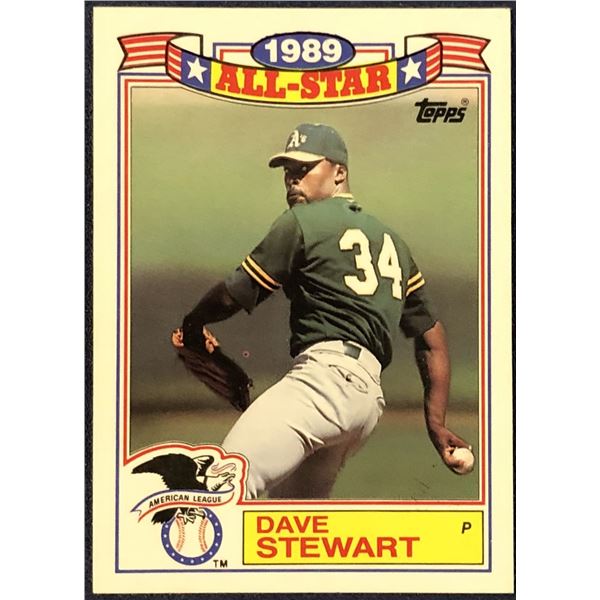 1990 TOPPS GLOSSY ALL STAR DAVE STEWART