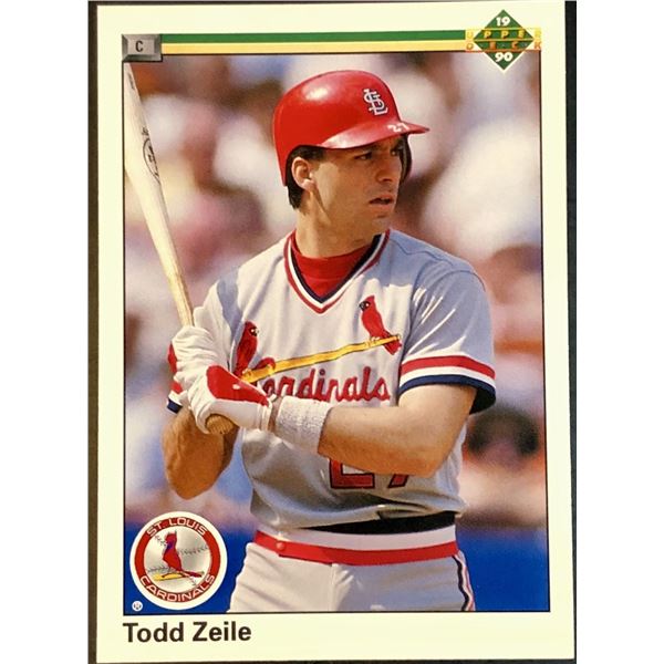 1990 UPPER DECK TODD ZEILE ROOKIE CARD