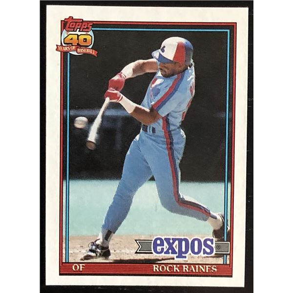 1991 TOPPS TIM RAINES (HOF)