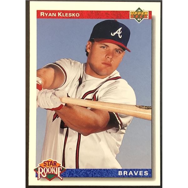 1992 UPPER DECK RYAN KLESKO ROOKIE CARD