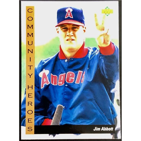 1993 UPPER DECK JIM ABBOTT