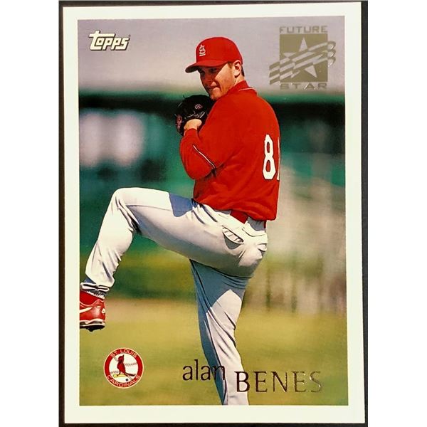 1996 TOPPS ALAN BENES ROOKIE CARD