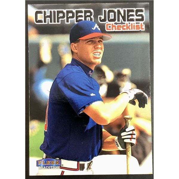 1999 FLEER TRADITION CHIPPER JONES (HOF)