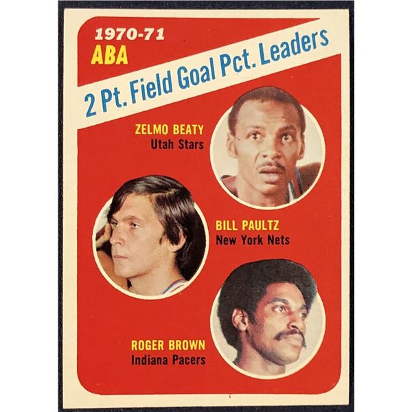 1971-72 TOPPS ABA ZELMO BEATY (HOF)