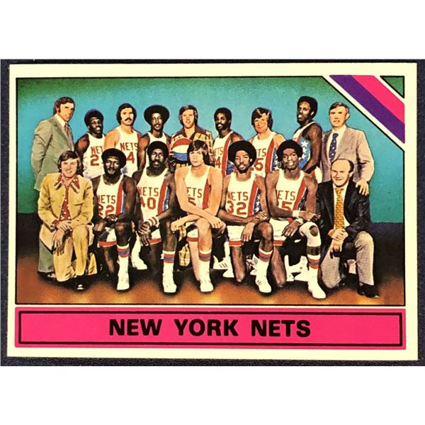 1975-76 TOPPS NBA NEW YORK NETS