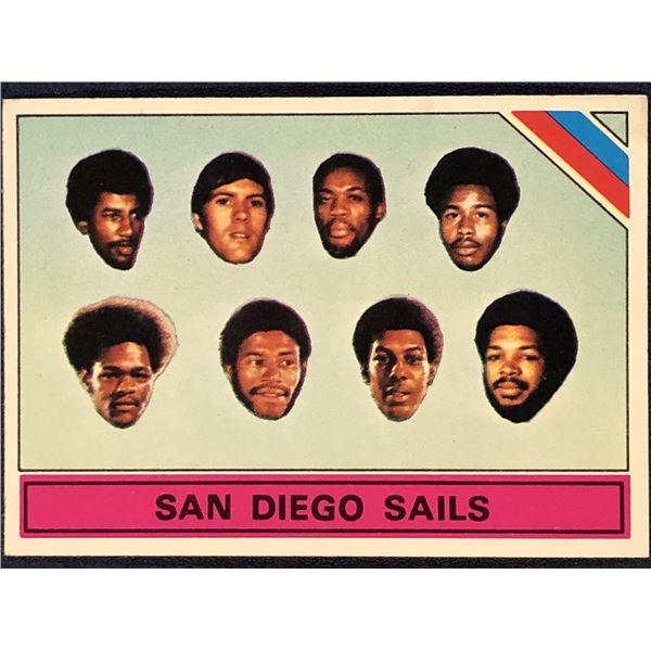 1975-76 TOPPS NBA SAN DIEGO SAILS