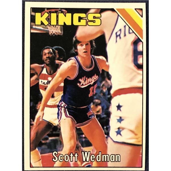 1975-76 TOPPS SCOTT WEDMAN ROOKIE CARD