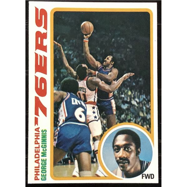 1978-79 TOPPS NBA GEORGE McGINNIS (HOF)