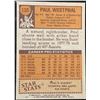 Image 2 : 1978-79 TOPPS NBA PAUL WESTPHAL (HOF)