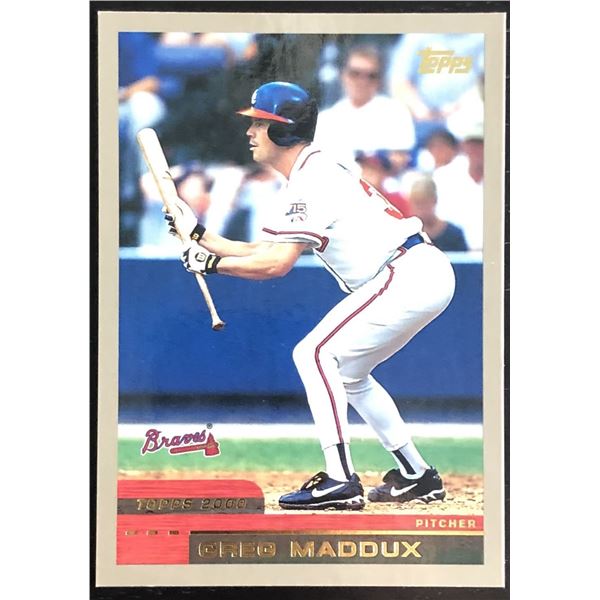 2000 TOPPS LARGE GREG MADDUX (HOF)