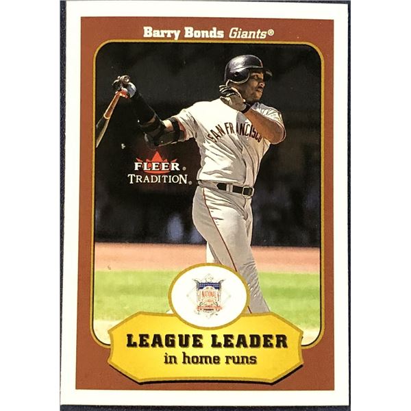 2001 FLEER BARRY BONDS