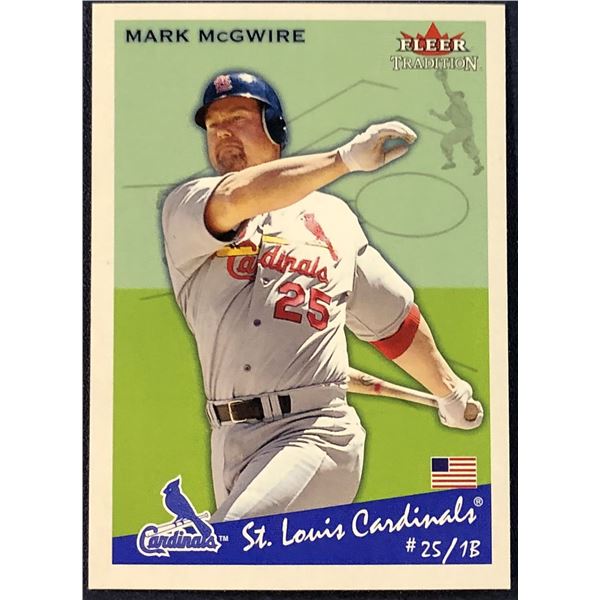 2002 FLEER MARK McGWIRE