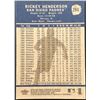 Image 2 : 2002 FLEER TRADITION RICKEY HENDERSON (HOF)