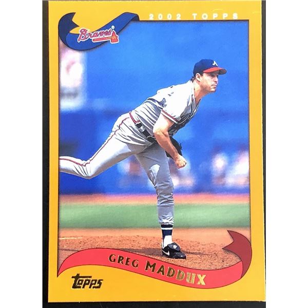 2002 TOPPS GREG MADDUX (HOF)