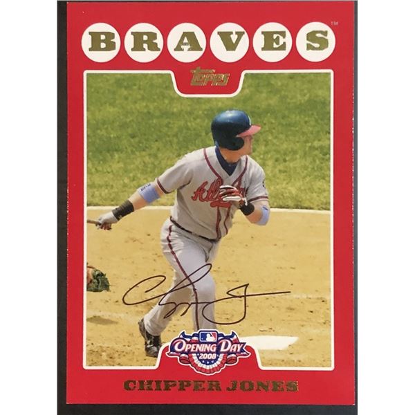2008 TOPPS OPENING DAY CHIPPER JONES (HOF)