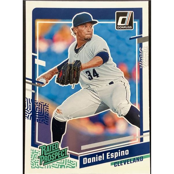 2023 DONRUSS DANIEL ESPINO ROOKIE CARD