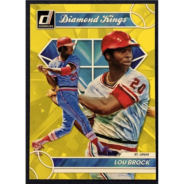 2023 DONRUSS DIAMOND KING LOU BROCK