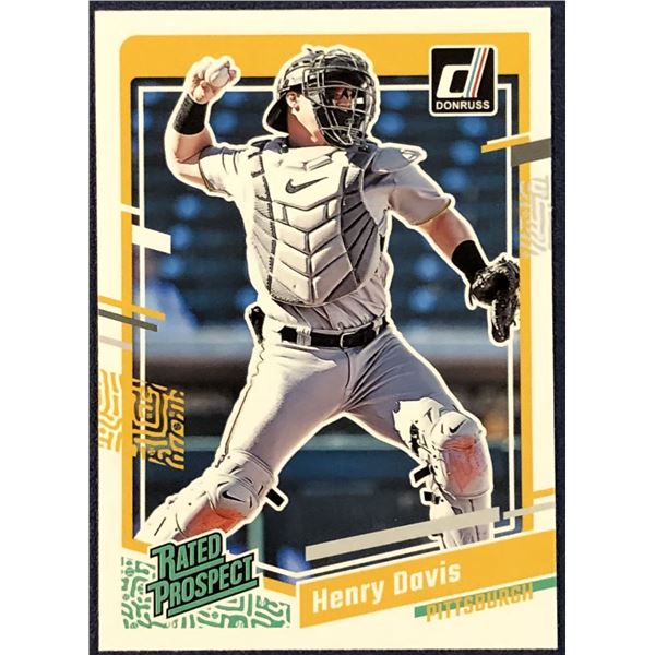 2023 DONRUSS HENRY DAVIS ROOKIE CARD