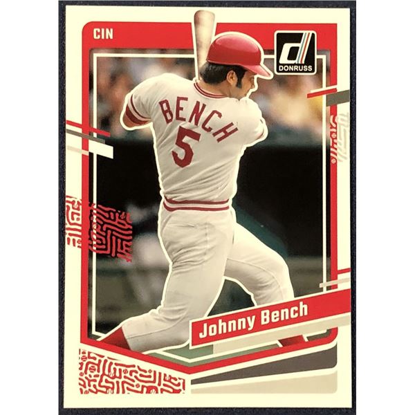 2023 DONRUSS JOHNNY BENCH (HOF)