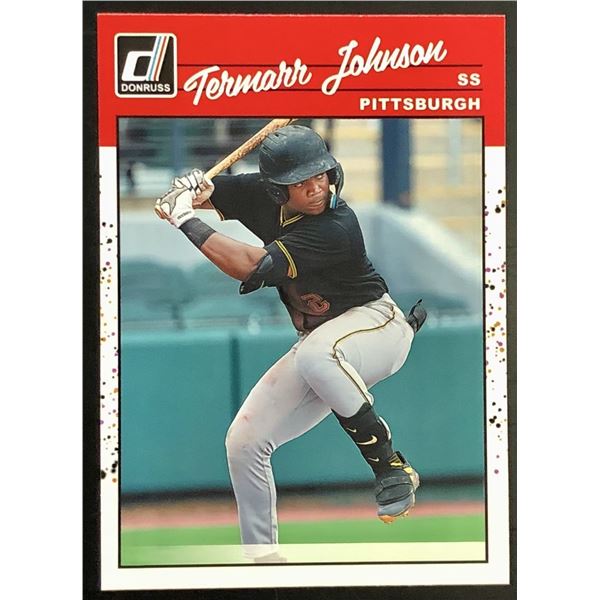 2023 DONRUSS RETRO TERMARR JOHNSON ROOKIE - ERROR CARD
